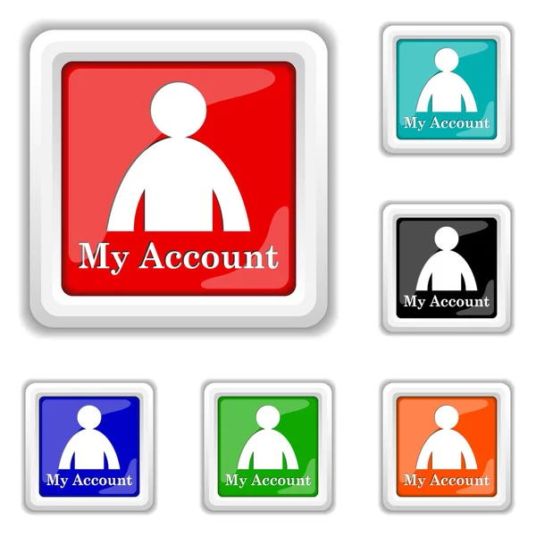 Mijn account-pictogram — Stockvector