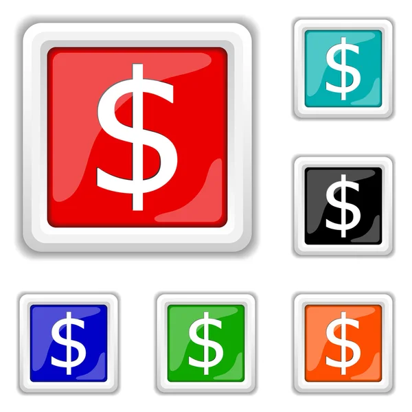 Dollar icon — Stock Vector