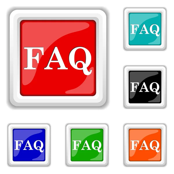 FAQ icon — Stock Vector