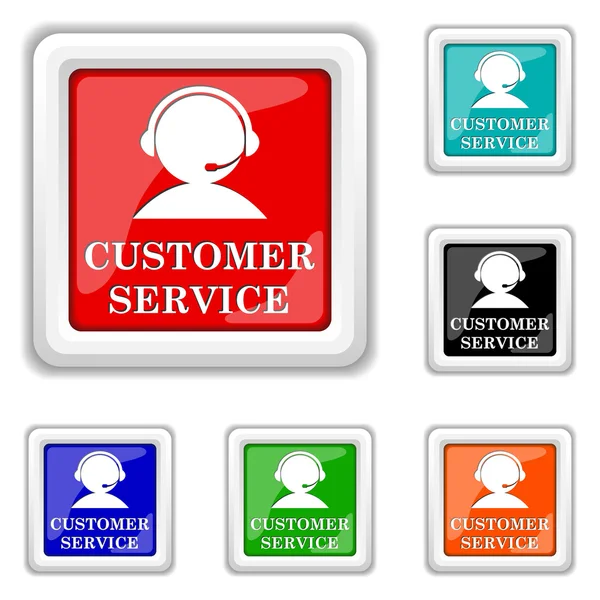 Ikone des Kundendienstes — Stockvektor