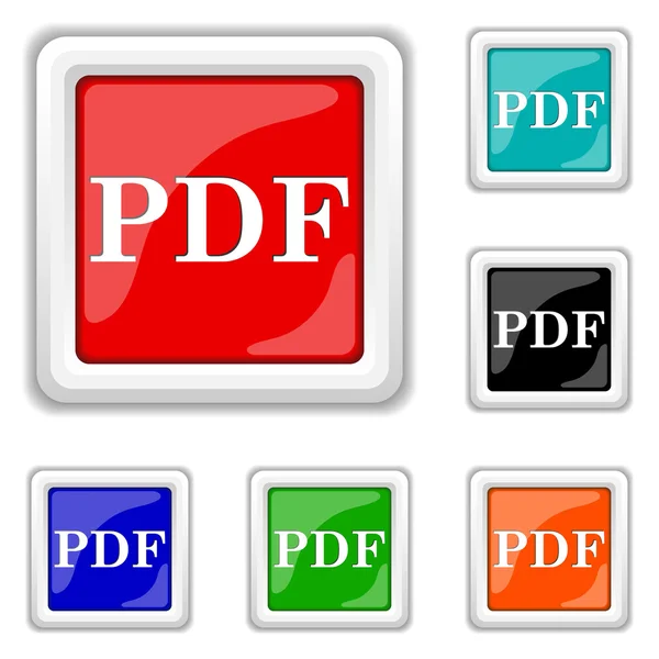 Ícone Pdf —  Vetores de Stock