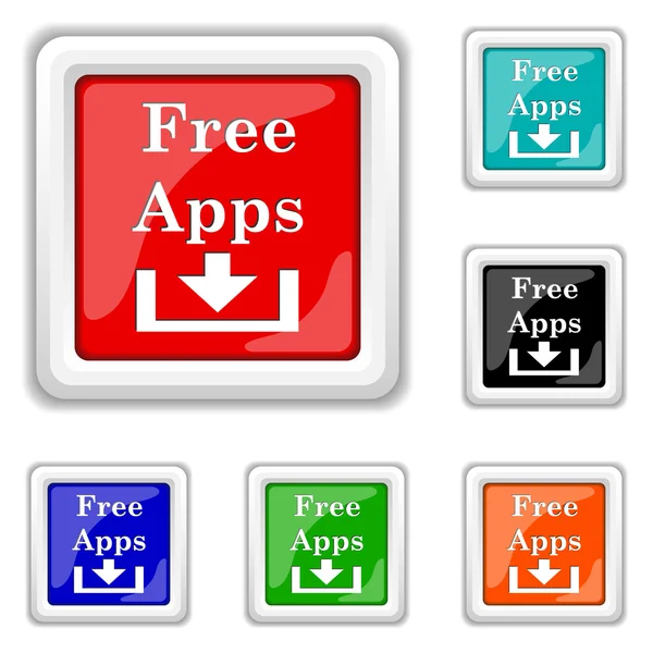 Icône des applications gratuites — Image vectorielle
