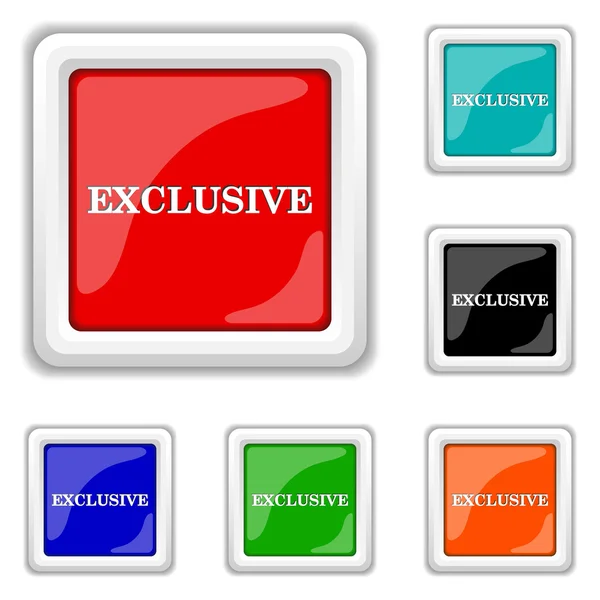 Exclusive icon — Stock Vector