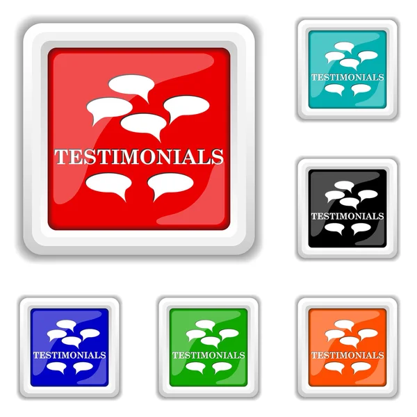 Testimonials icon — Stock Vector