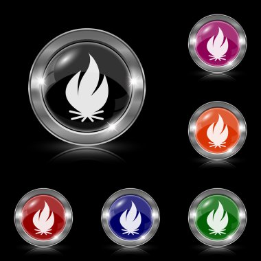 Fire icon clipart