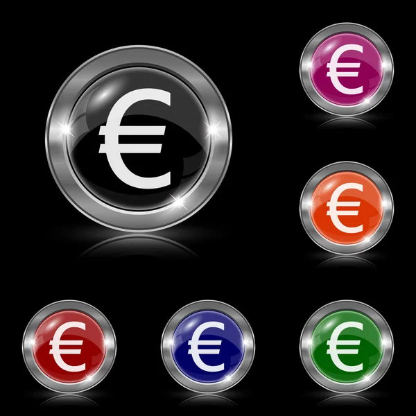 Icona dell'euro — Vettoriale Stock