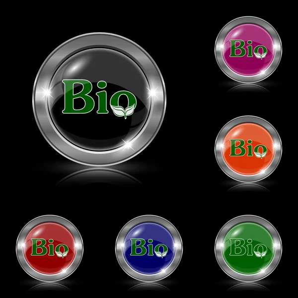Bio icon — Stock Vector