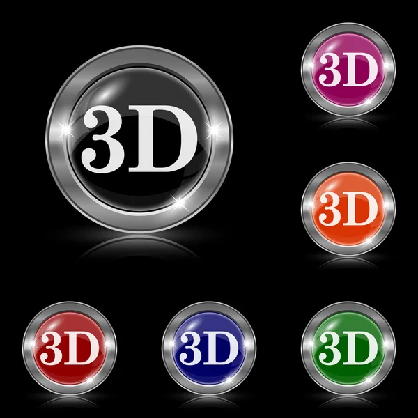 3D ikona — Stockový vektor