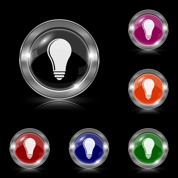 Light bulb - idea icon — Stock Vector