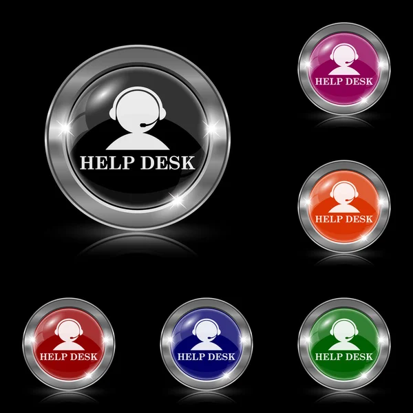 Εικονίδιο helpdesk — Διανυσματικό Αρχείο