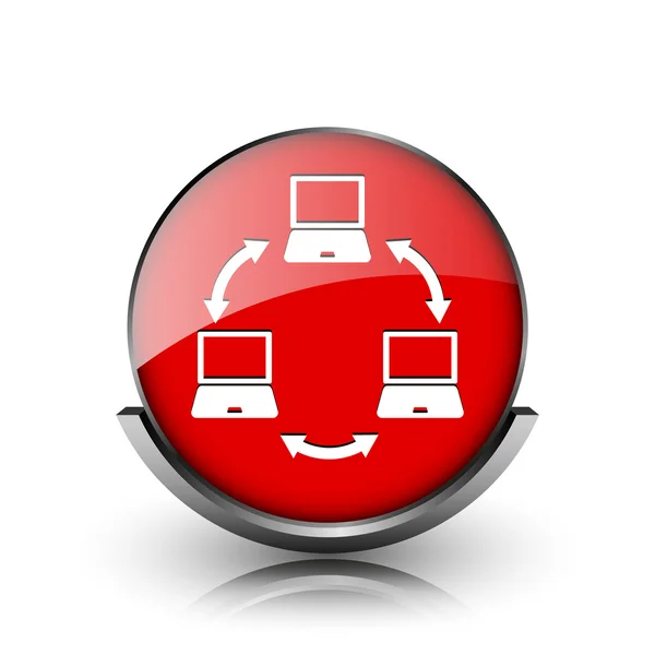 Computer network icon — Stock Photo, Image