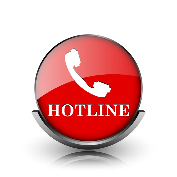 Ícone hotline — Fotografia de Stock