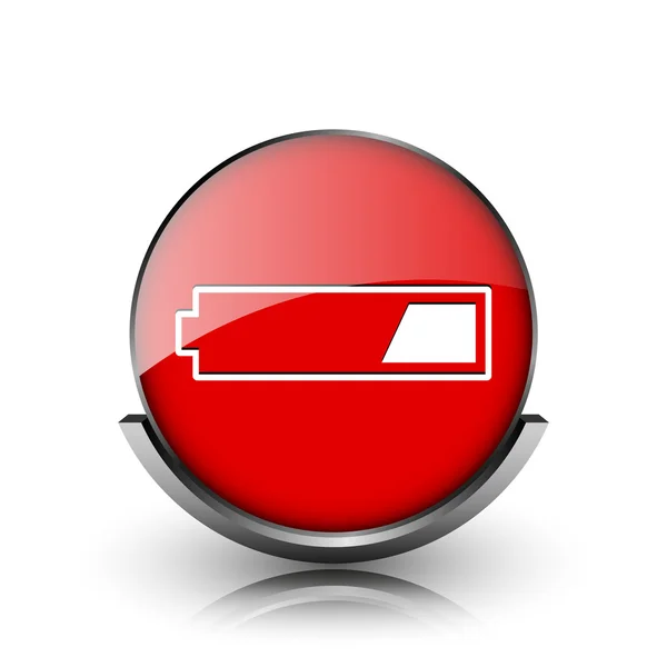 1 third charged battery icon — Stock Photo, Image