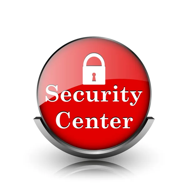 Ikonę Centrum zabezpieczeń — Zdjęcie stockowe