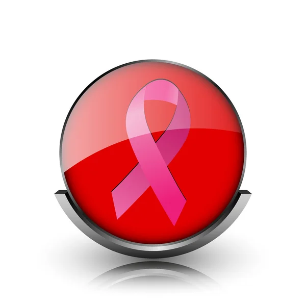 Breast cancer ribbon icon — Stock Photo, Image