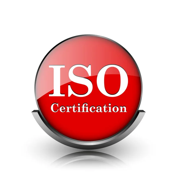 Icona di certificazione iso — Foto Stock