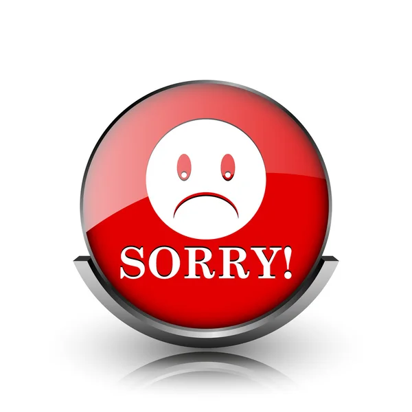 Sorry icon — Stock Photo, Image