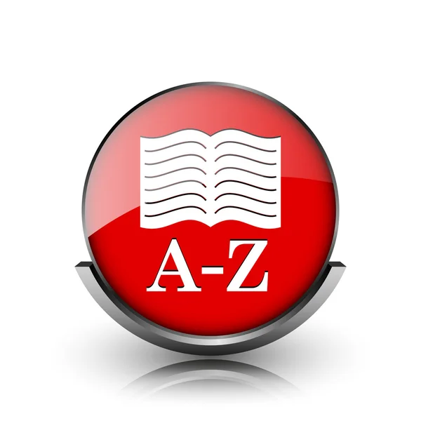 Icono del libro A-Z —  Fotos de Stock