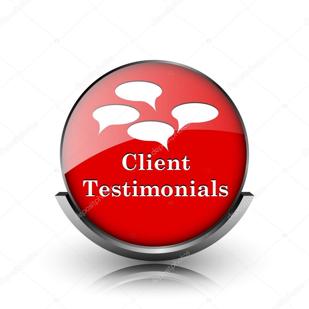 Client testimonials icon Stock Photo by ©valentint 46072043