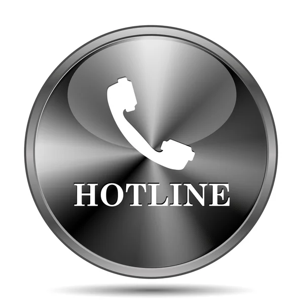 Hotline icon — Stock Photo, Image