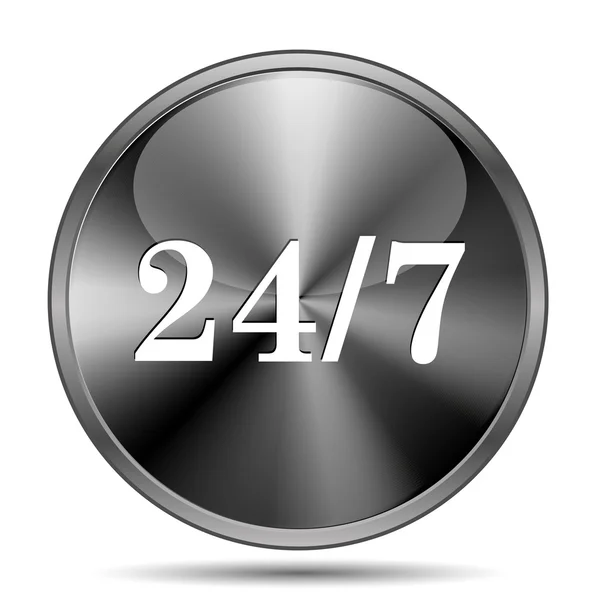 24 7 icon — Stock Photo, Image