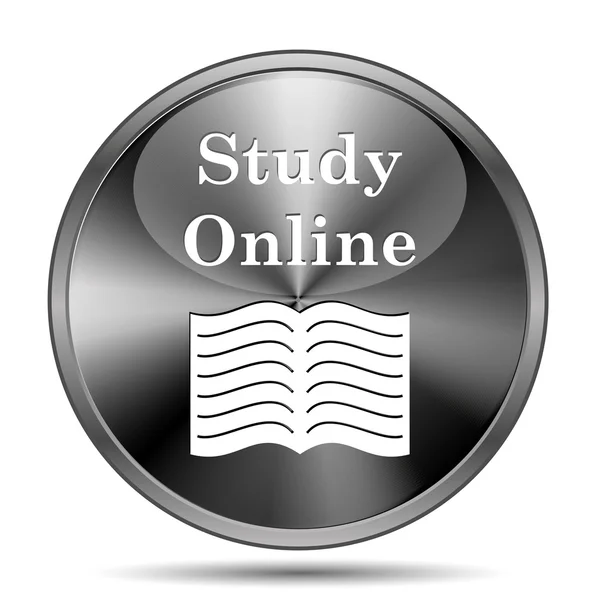 Online-Ikone studieren — Stockfoto