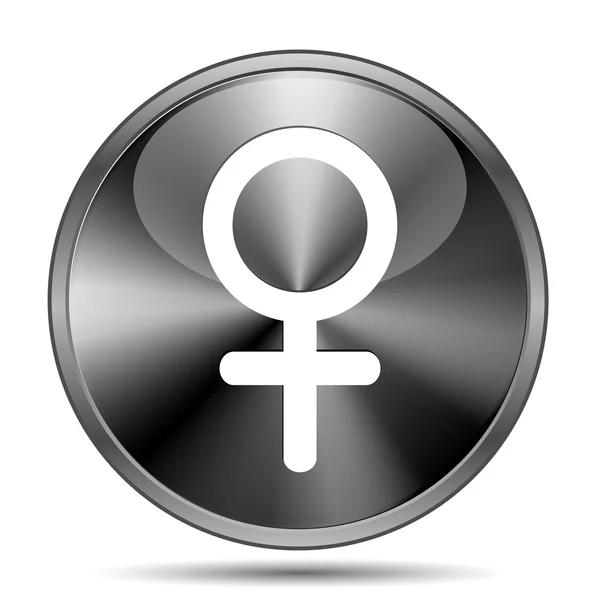 Θηλυκό σύμβολο εικονίδιο — Φωτογραφία Αρχείου