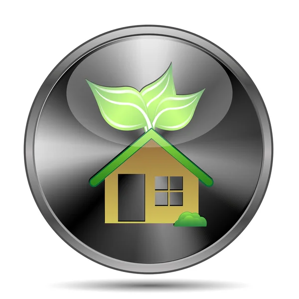 Eco house icon — Stock Photo, Image