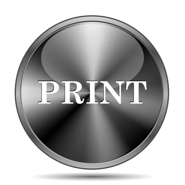 Print icon — Stock Photo, Image