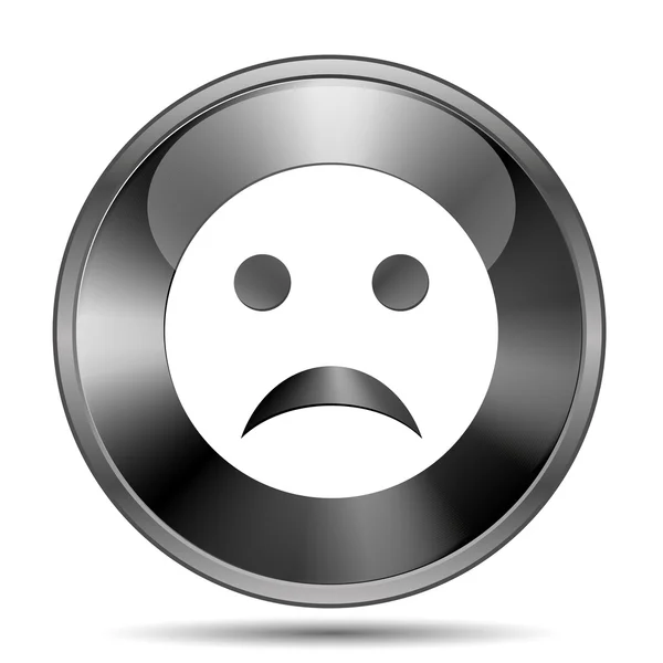 Sad smiley icon — Stock Photo, Image