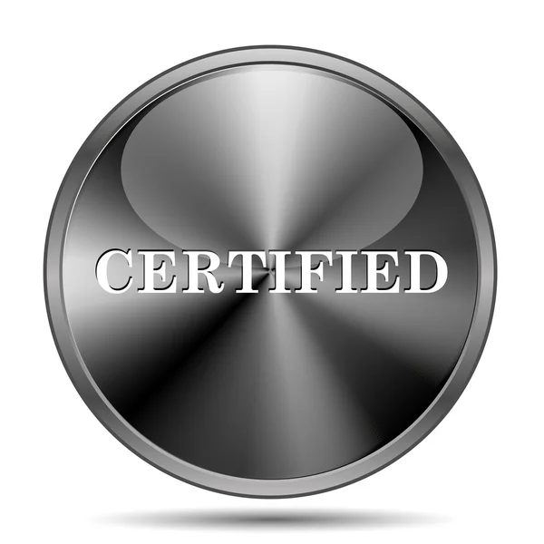 Gecertificeerde pictogram — Stockfoto