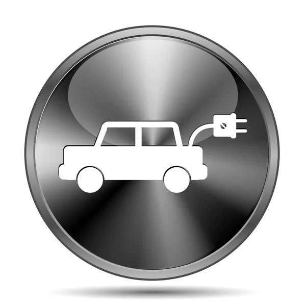 Pictogram elektrische auto — Stockfoto