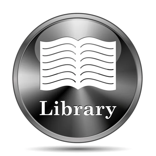 Ikona biblioteka — Zdjęcie stockowe