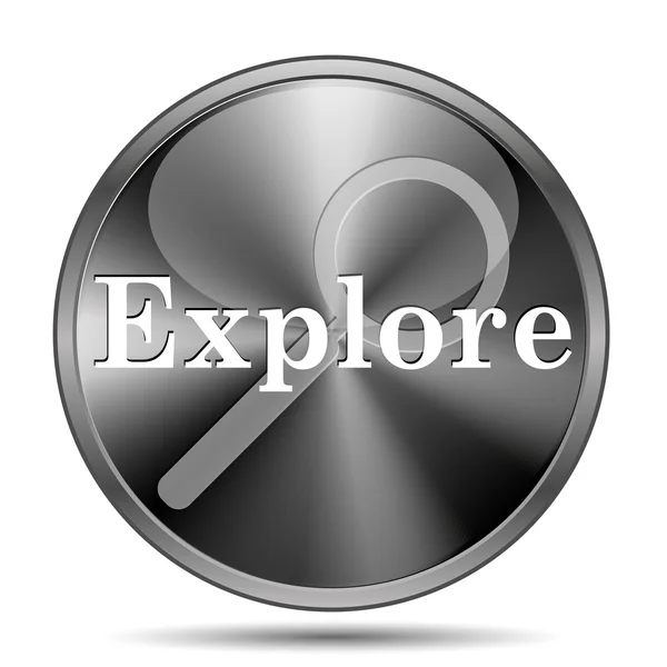 Explore icon — Stock Photo, Image