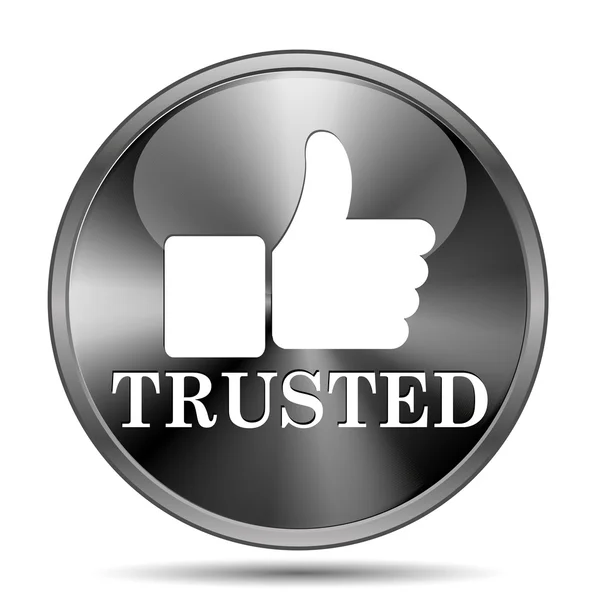 Trusted icon — Stock Photo, Image