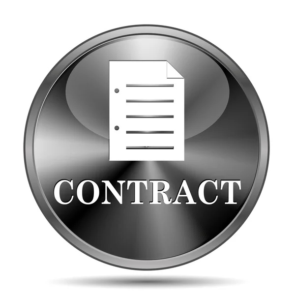 Значок контракта — стоковое фото