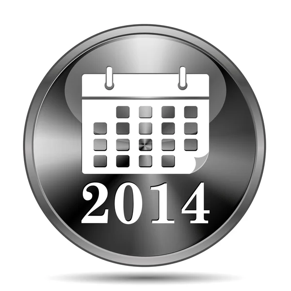 Иконка календаря 2014 — стоковое фото