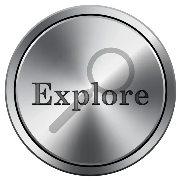 Explore icon — Stock Photo, Image