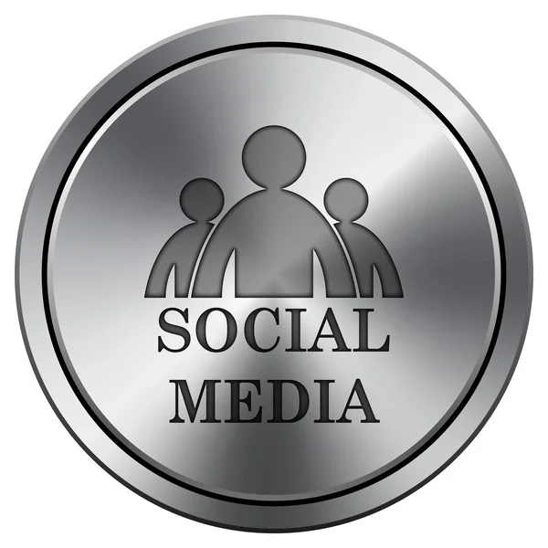 Icona dei social media — Foto Stock