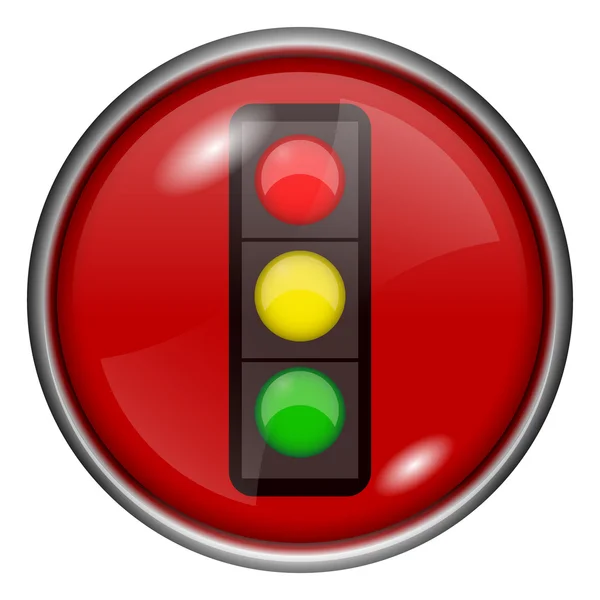 Traffic light icon — Stock Photo, Image