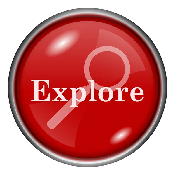 Explore icon — Stock Photo, Image