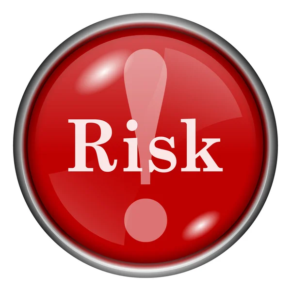 Ícone de risco — Fotografia de Stock
