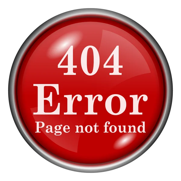 Icono de error 404 — Foto de Stock