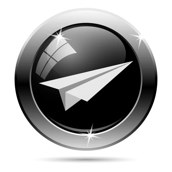 Paper plane icon — Stock Photo, Image
