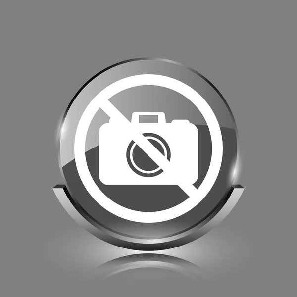 Forbidden camera icon — Stock Photo, Image