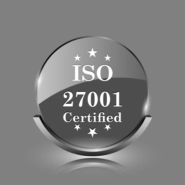 Icona ISO 27001 — Foto Stock