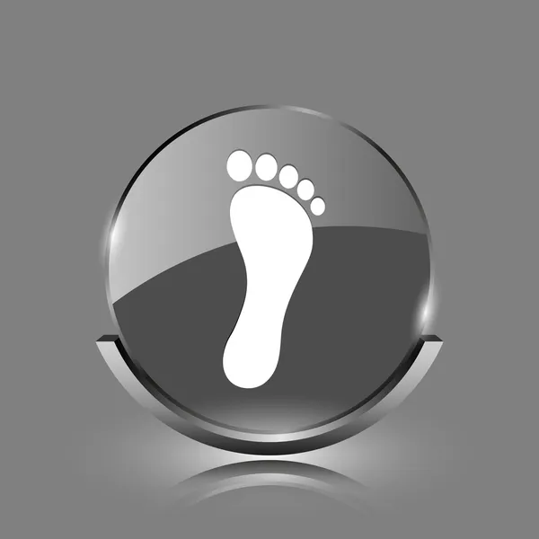 Foot print icon — Stock Photo, Image