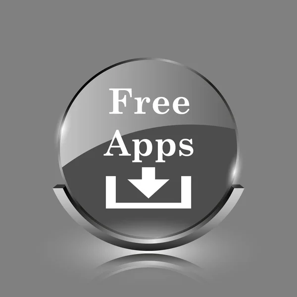 無料アプリのアイコン — ストック写真