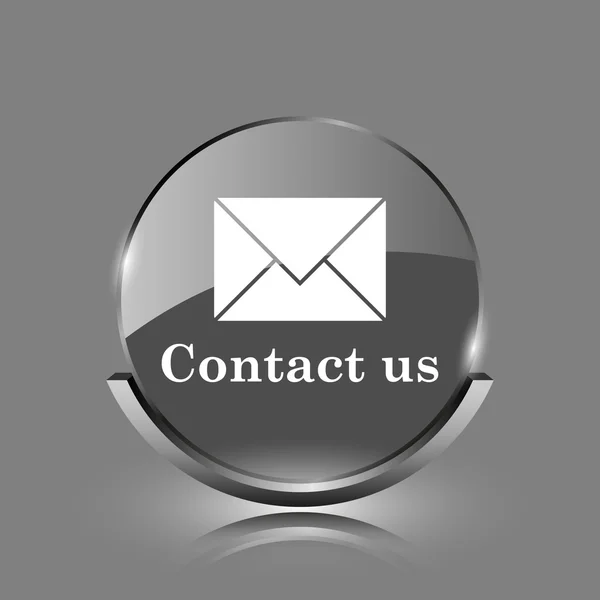 Contact us icon — Stock Photo, Image