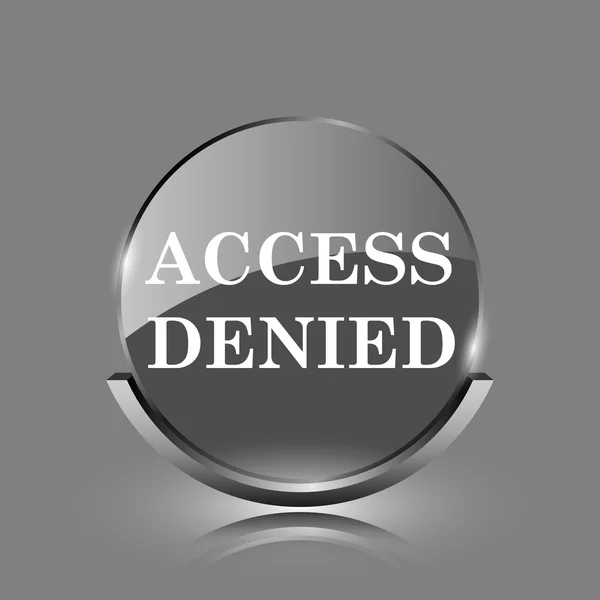 Access denied icon — Stock Photo, Image